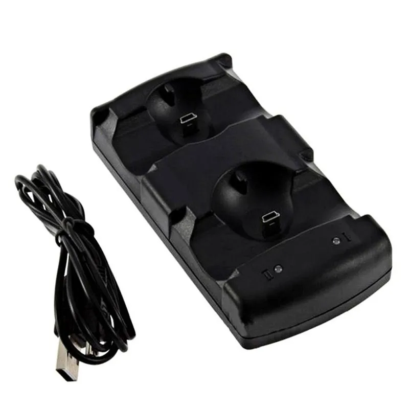 

Universal 2 in 1 USB Dual Double Charging Station Charger Stand Dock for PS3 Move Controller
