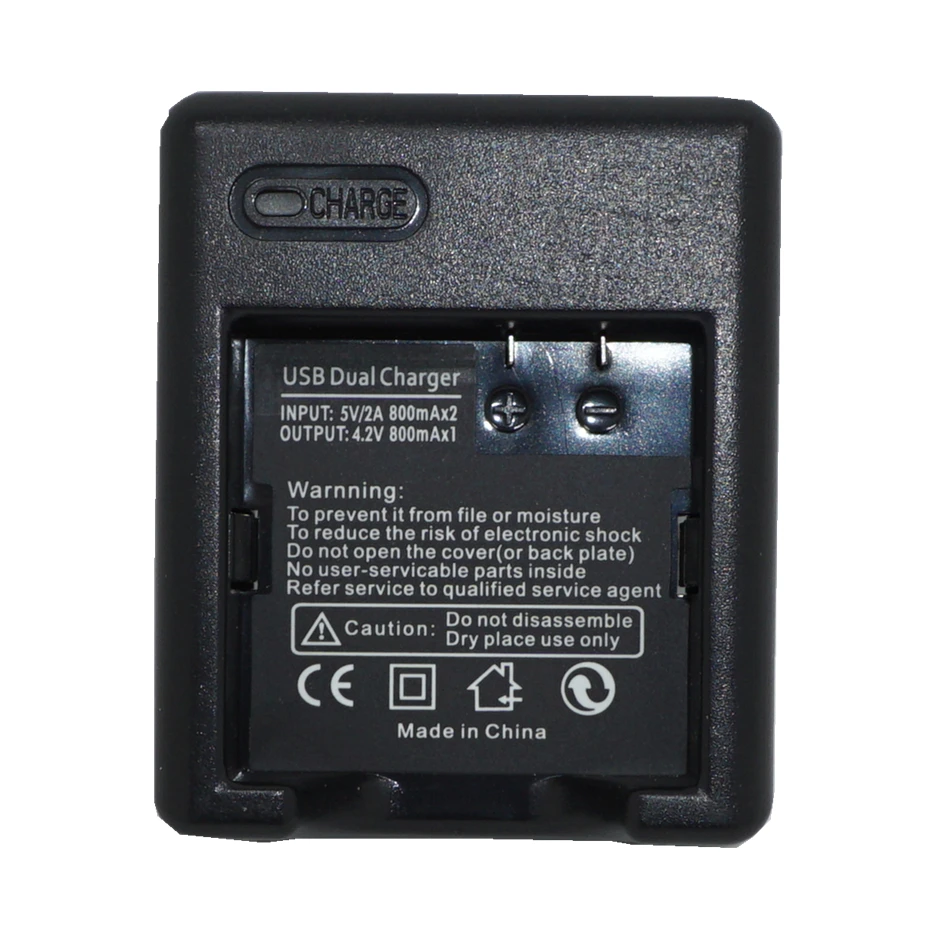 Chargers for Xiaomi Yi 2 4K battery USB Dual Bateria Charger For XiaoYi 2 4K Xiaomi Yi II 4K action camera Accessories