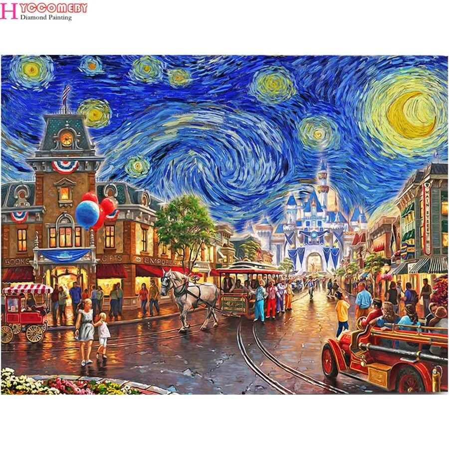 5D DIY Diamond Painting Van Gogh Starry Sky Cross Stitch Full Diamond