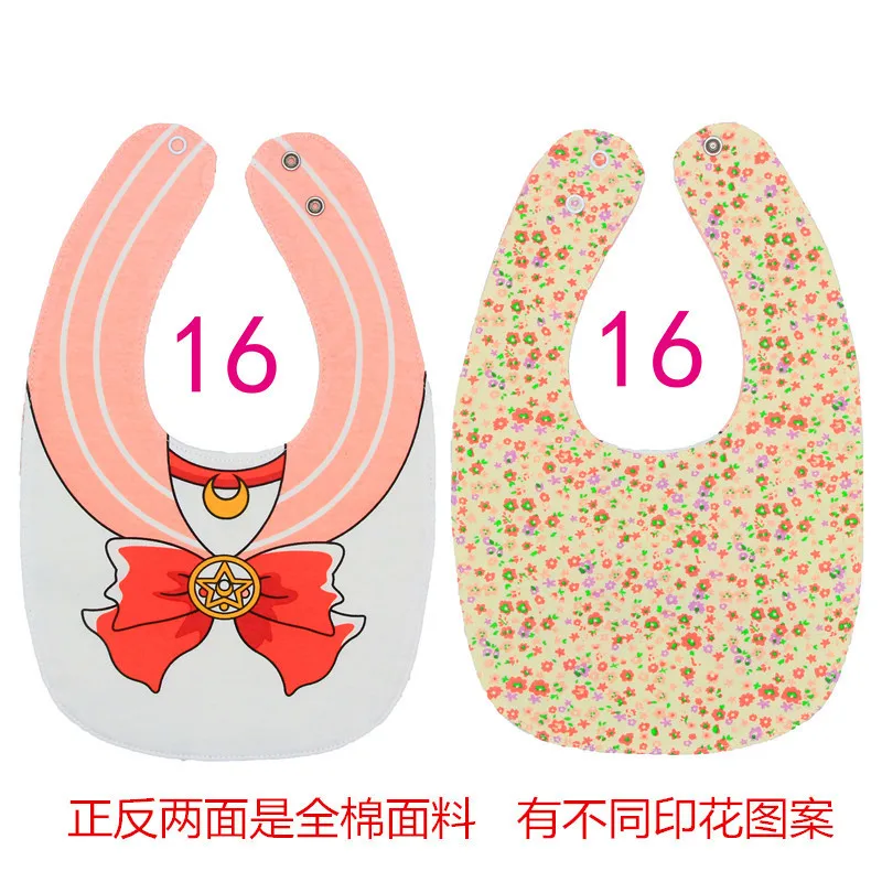 Adjustable Baby Bibs EVA Plastic Waterproof Lunch Feeding Bibs Baby Cartoon Feeding Cloth Children Baby Apron Babador de bebe - Цвет: 16