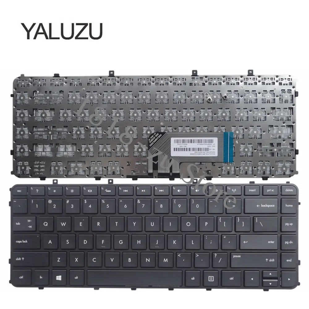 Английская клавиатура с черной рамкой для HP ENVY 4-1015tx 4-1250ez 4-1030tx 6-1020ec 6-1030sm 687099-001
