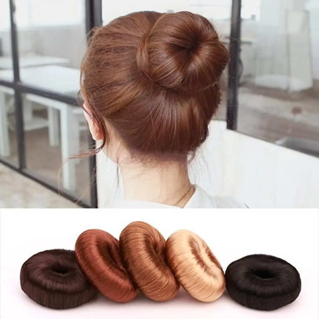 fashion hair doughnut bun ring shaper hair donut style