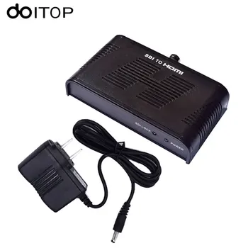 

DOITOP SDI to HDMI Converter SD-SDI HD-SDI 3G-SDI to HDMI Adapter Converter 720p 1080p Network Unlimited Extender for Monitors