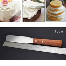 6/8/10 дюймов из нержавеющей стали для масла жмых для крема шпатель для торта разглаживатель мастики выпечки печенье торт украшения инструмент