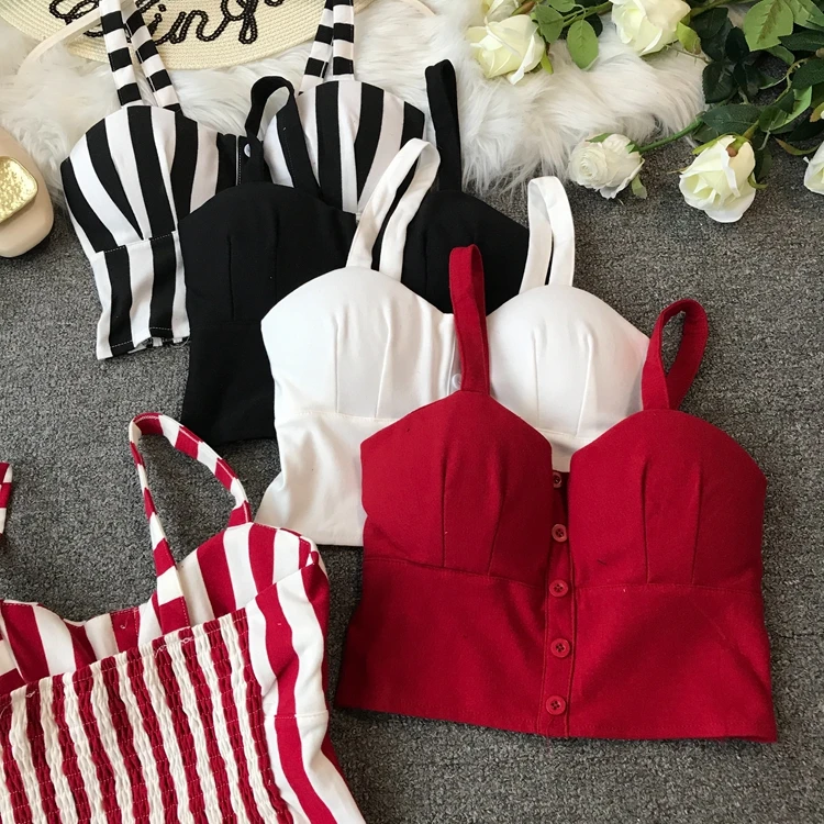 

New girl summer with version of students Baitao belly bare shoulder short breast wiping blouse jacket