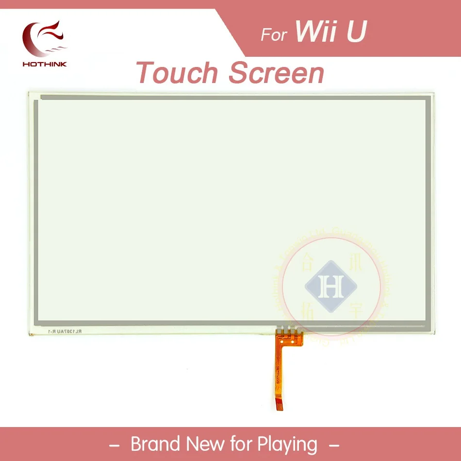 HOTHINK 5pcs/lot Digitizer Glass Panel Touch Screen For WII U Gamepad