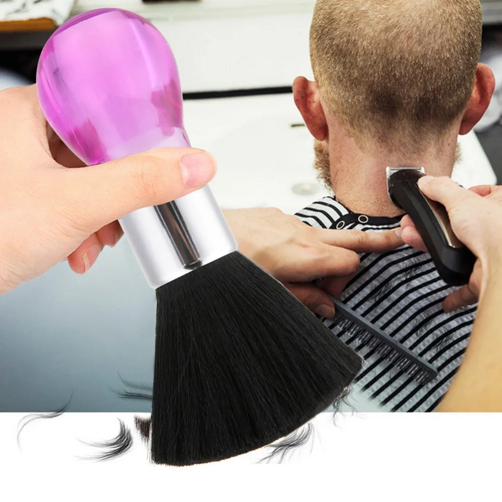 Парикмахерская шеи Duster Парикмахерская аксессуары для парикмахерских волос щетка-сметка Парикмахерская мягкой щеткой, ножницы для стрижки, устройство для удаления пыли парикмахерские инструменты для создания объема