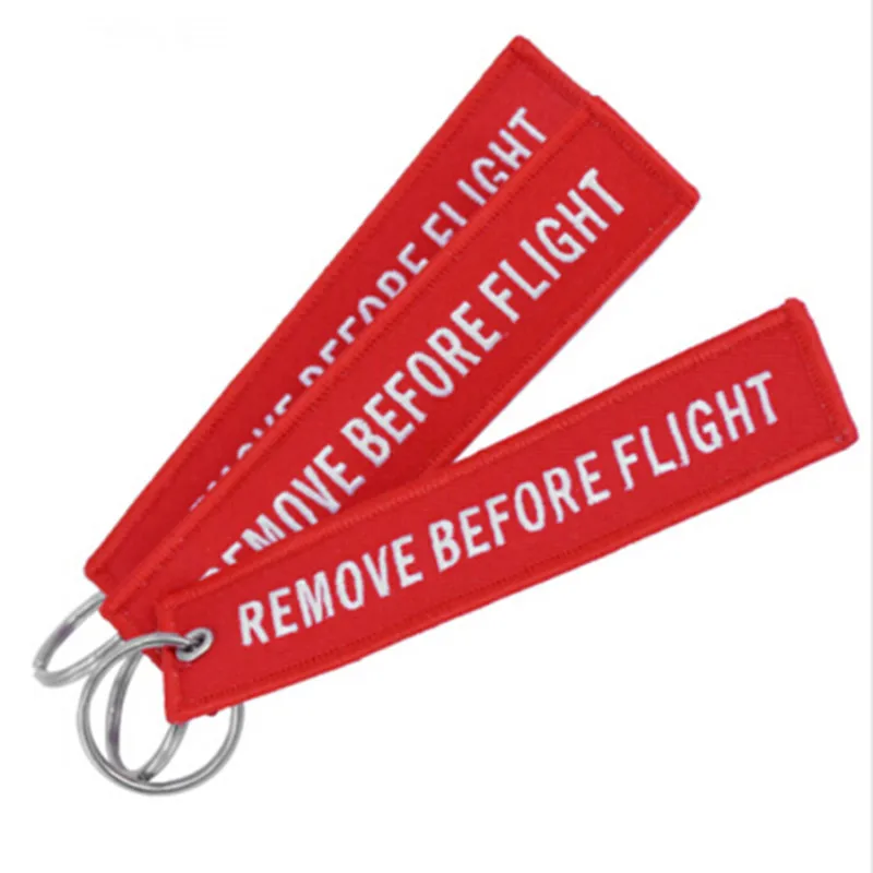 MELIFE Remove Before Flight Outdoor Climbing accessories Embroidery Keychain Aviation OEM Key Chain Safety Tag Key Fob 5 PCS/LOT MELIFE Remove Before Flight Outdoor Climbing accessories Embroidery Keychain Aviation OEM Key Chain Safety Tag Key Fob 5 PCS/LOT