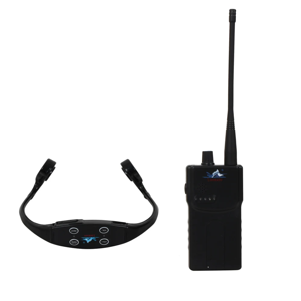 

Swimming Teaching Device Bone Conduction Receiver with 1 WalkieTalkie Transmitter +2 Waterproof Headphone Receivers+1 Microphone