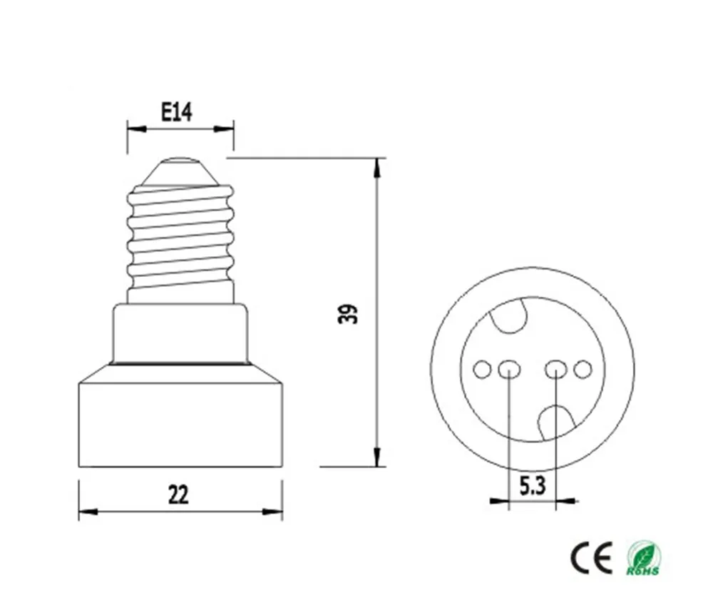 Z1042 E14-MR16 Adapter (2)