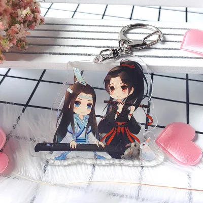 1 шт. Fujoshi Grandmaster of Demonic mo dao zhu shi Weiwuxian Lan Zhan Portachiavi брелок подвеска брелок - Цвет: 2