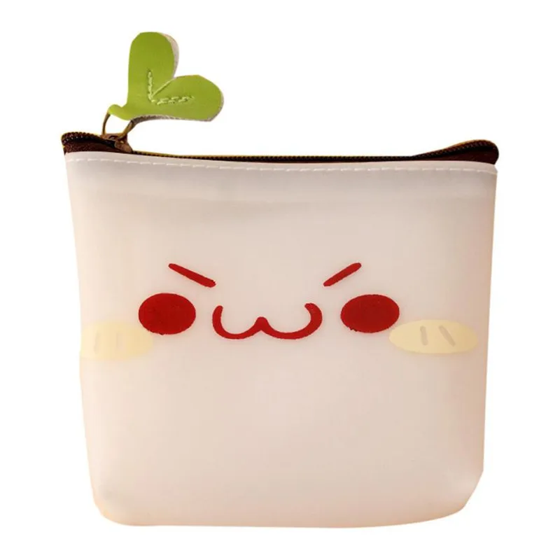 

Women Girls Cute Face pattern Fashion Coin Purse Wallet Women Bag Change Pouch Key Holder monederos
