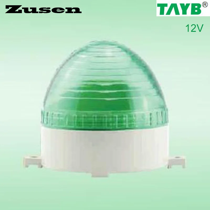 

Zusen TB60 12V GREEN led small Signal Warning Light LED Lamp small Flashing Light
