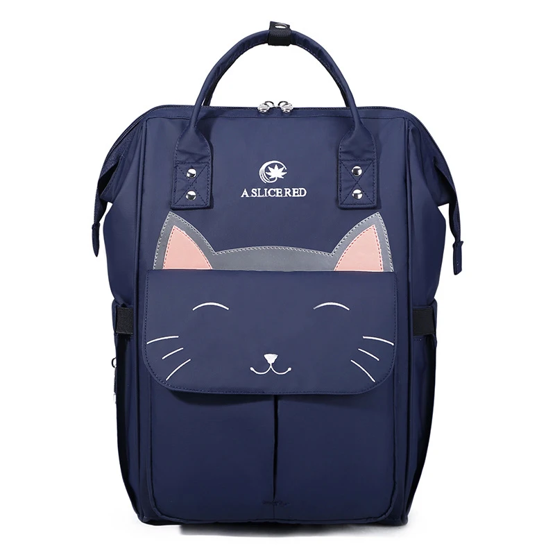 

Fashion Cat Mummy Maternity Nappy Bag Brand Large Capacity Baby Bag Travel Backpack Designer Nursing Bag for Baby Care XA684WB