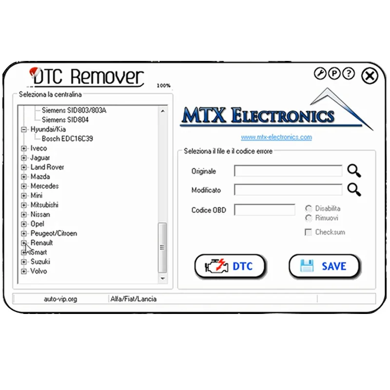 MTX DTC Remover 1.8.5.0 с keygen / DPF EGR 3 0 лямбда полная версия 2017 5 программного обеспечения +