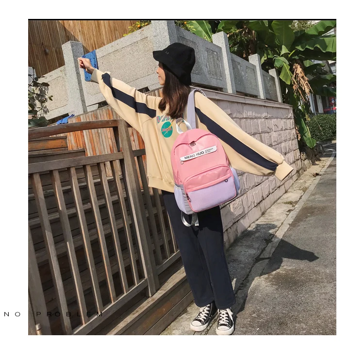 Menghuo Backpack Women School Bag for Teenage Girls Waterproof Nylon Mochila Feminina Mujer Female Book Bag Travel Bag Sac A Dos_15