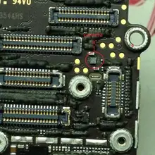 10 шт./партия блок питания для камеры трубка ic для iPhone 6 6G камера микросхема логическая плата фиксирующие элементы