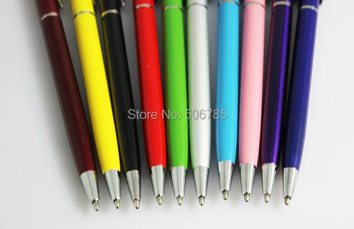 for-Iphone-5S-5C-Metal-2-in-1-capacitive-stylus-pen-touch-pen-ballpoint-pen-DHL (1)