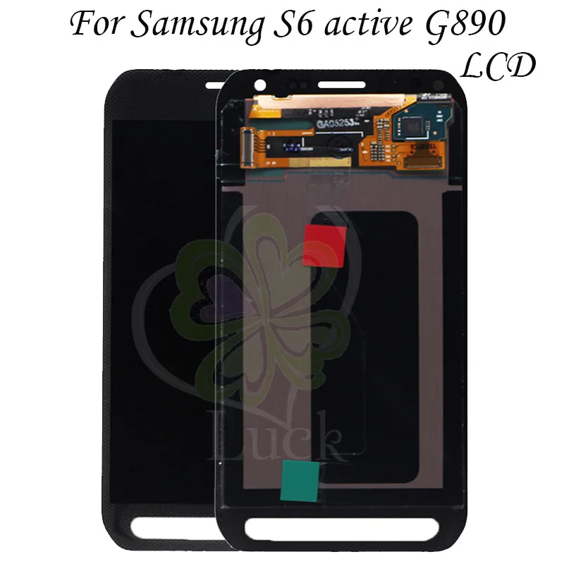 100% протестированный ЖК дисплей 5 1 дюйма для Samsung Galaxy S6 active G890 G890A + дигитайзер