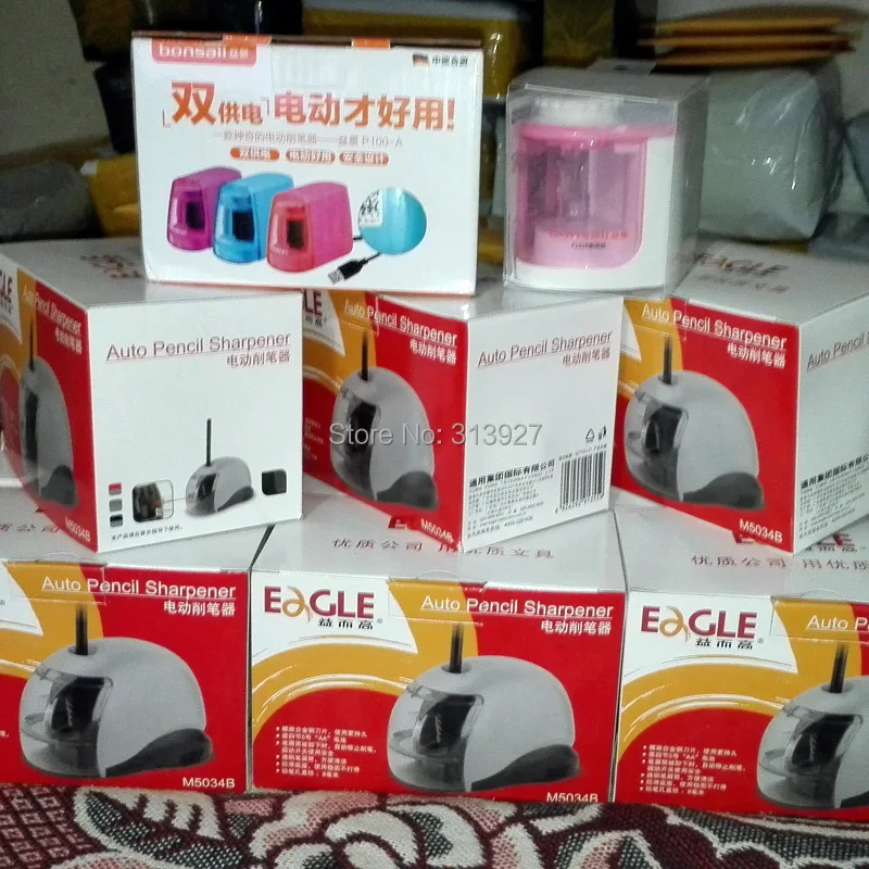Электрический авто точилка для карандашей Батарея/USB зарядка питание графит