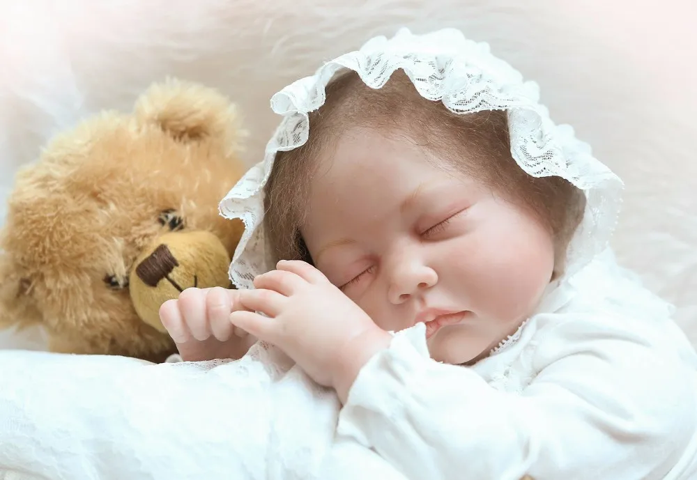 55 см Силиконовые Reborn куклы Baby живой реалистичный Boneca Bebe реалистичные настоящая