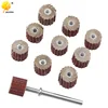 10pcs Accessories 240-Grit Sanding Flap Disc Grinding Sanding Flap Wheels Brush Sand Rotary Tool 10x10x3mm + 1pc Rod ► Photo 1/6