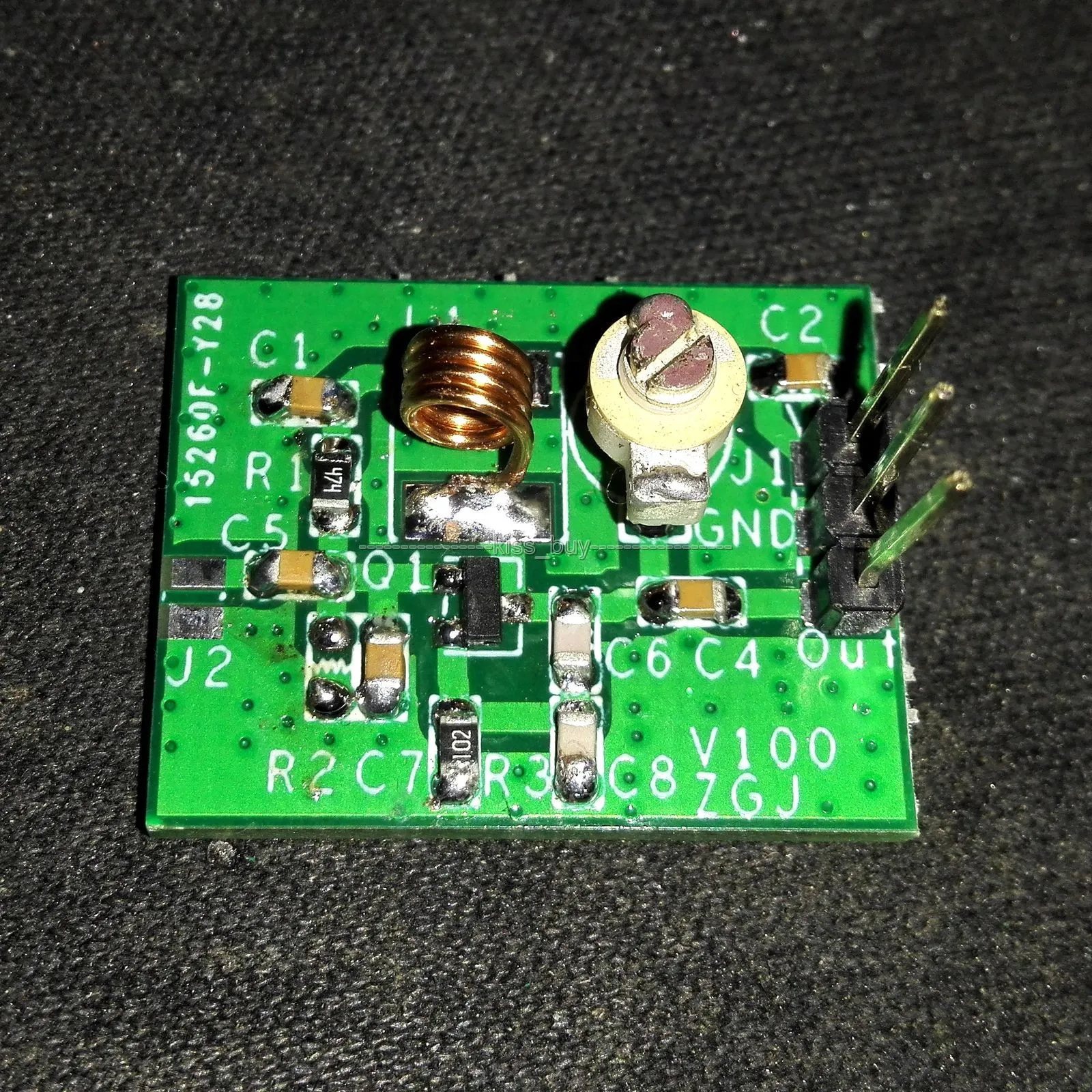 

2SC9018 Oscillator Signal Source MP3 FM Radio Transmitter Module 80-120MHz Kits