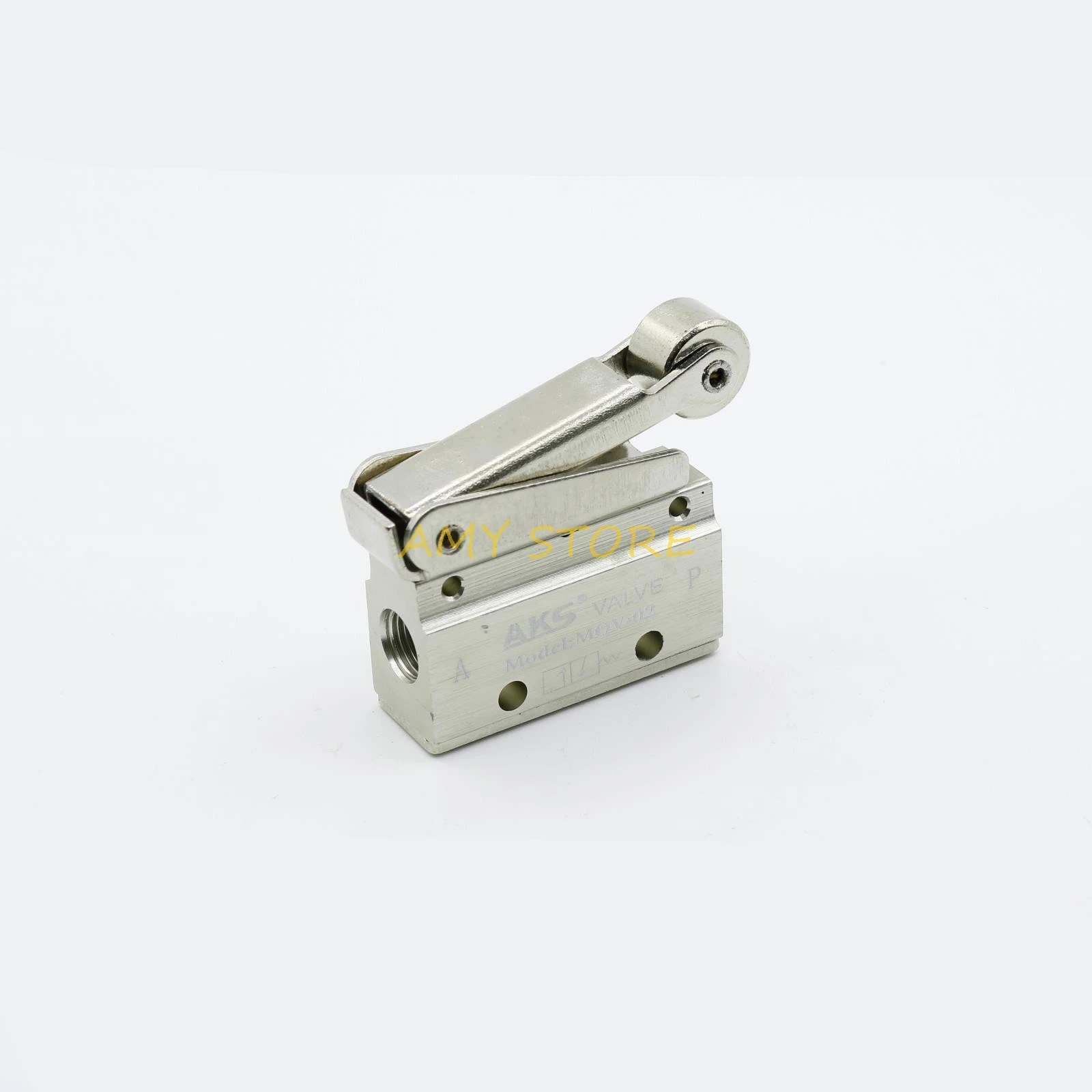 MOV-01 2 Way 3 Position 1/8" Thread Hand Turn Switch Pneumatic Mechanical Valve MOV-01 2 Way 3 Position 1/8" Thread Hand Turn Switch Pneumatic Mechanical Valve