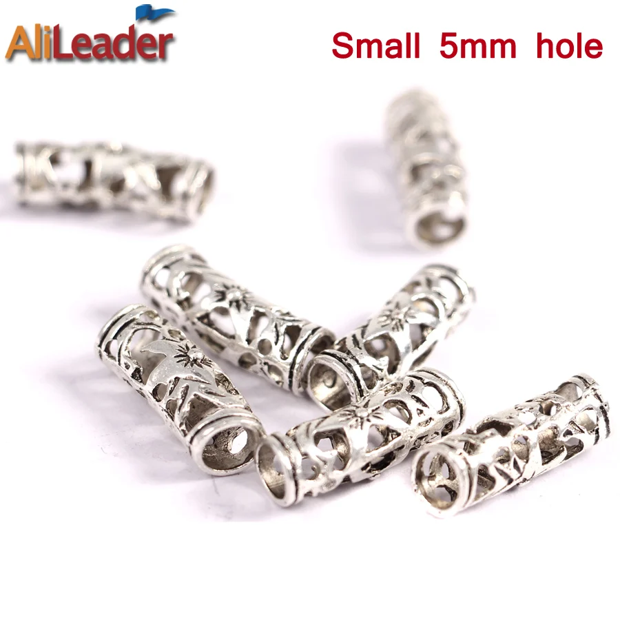 Alileader металлическое кольцо для волос 20 шт. оплетка Dread Dreadlock бусины Asjustable манжеты