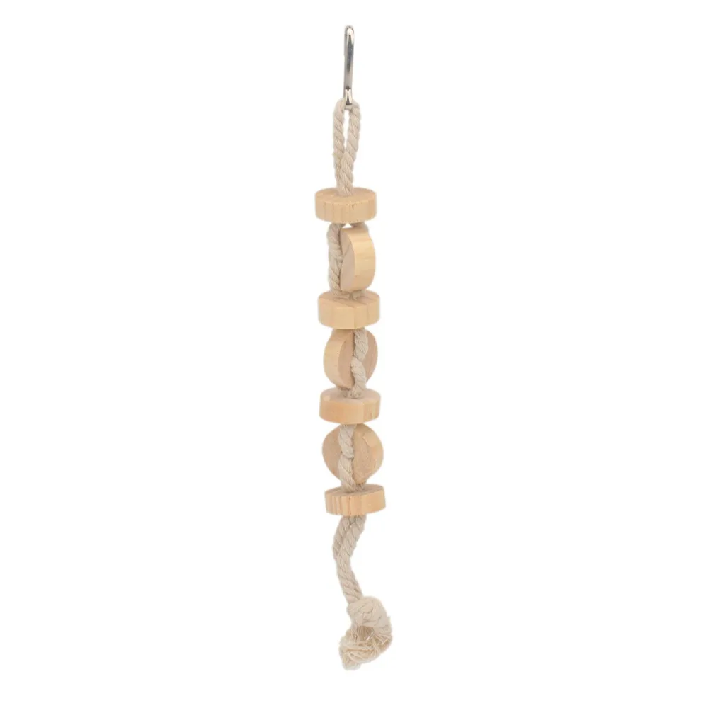 

Parrot Bird Toys Budgie wood cage Accessories Perch Swing For Parakeet Toys vogelspeelgoed jouet pour perroquet