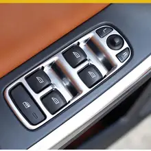 Высокое качество нержавеющая сталь подъемник стекол переключатель панель st-ed Украшения Яркая рамка для Volvo S60L XC60 V60 S60 автомобиля стикер