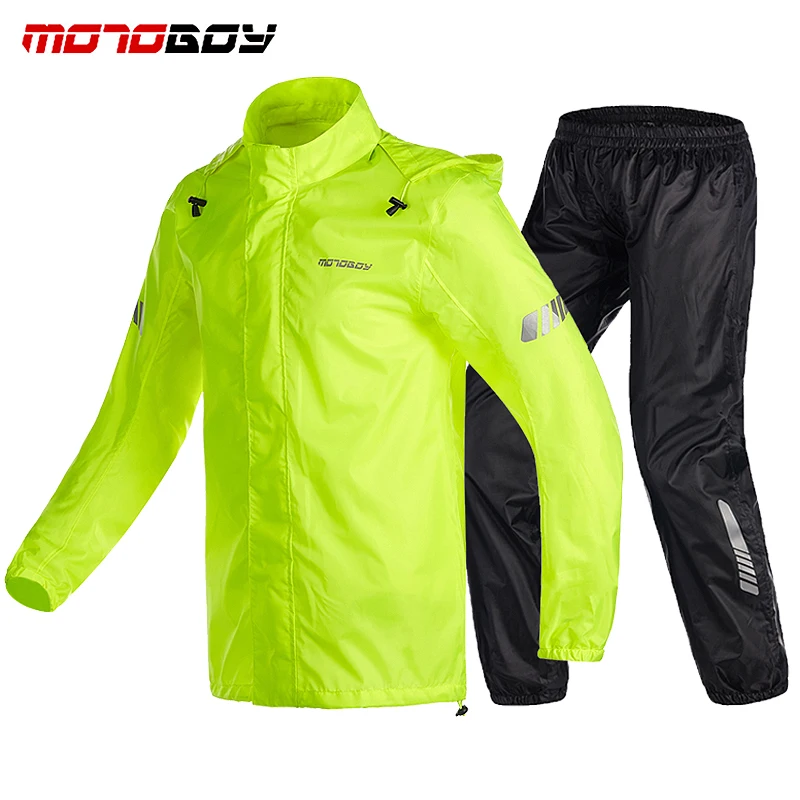 

Motorcycle Raincoat Suit Impermeable Outdoor Sport Motocross Racing Ventilate Raincoat Suit Motorcycle Rain Suits MOTOBOY Poncho