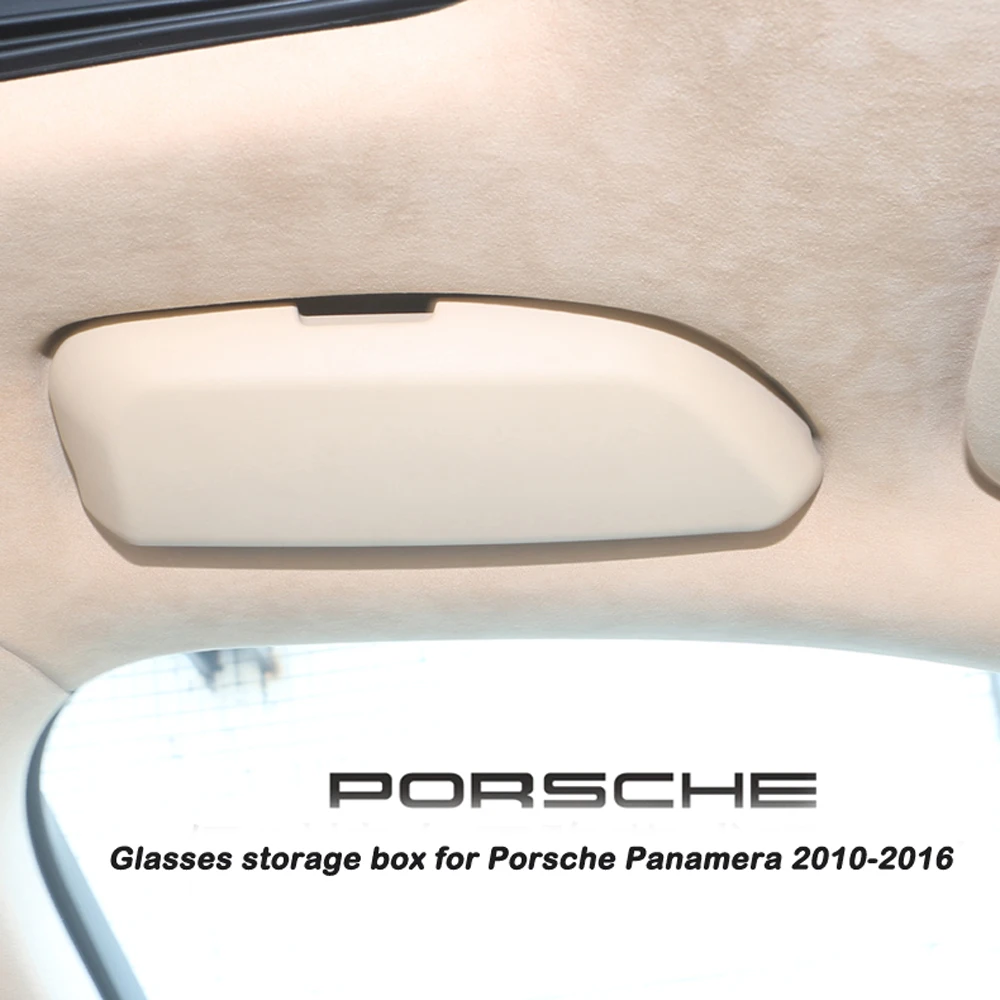 Car Glasses Sunglasses Sun Glass Holder Case Storage Box for P orsche