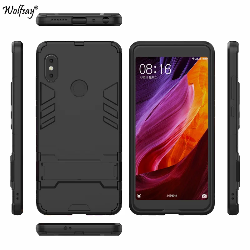 Чехол для Xiaomi Redmi Note 5 противоударный резиновый Жесткий ПК чехол телефона
