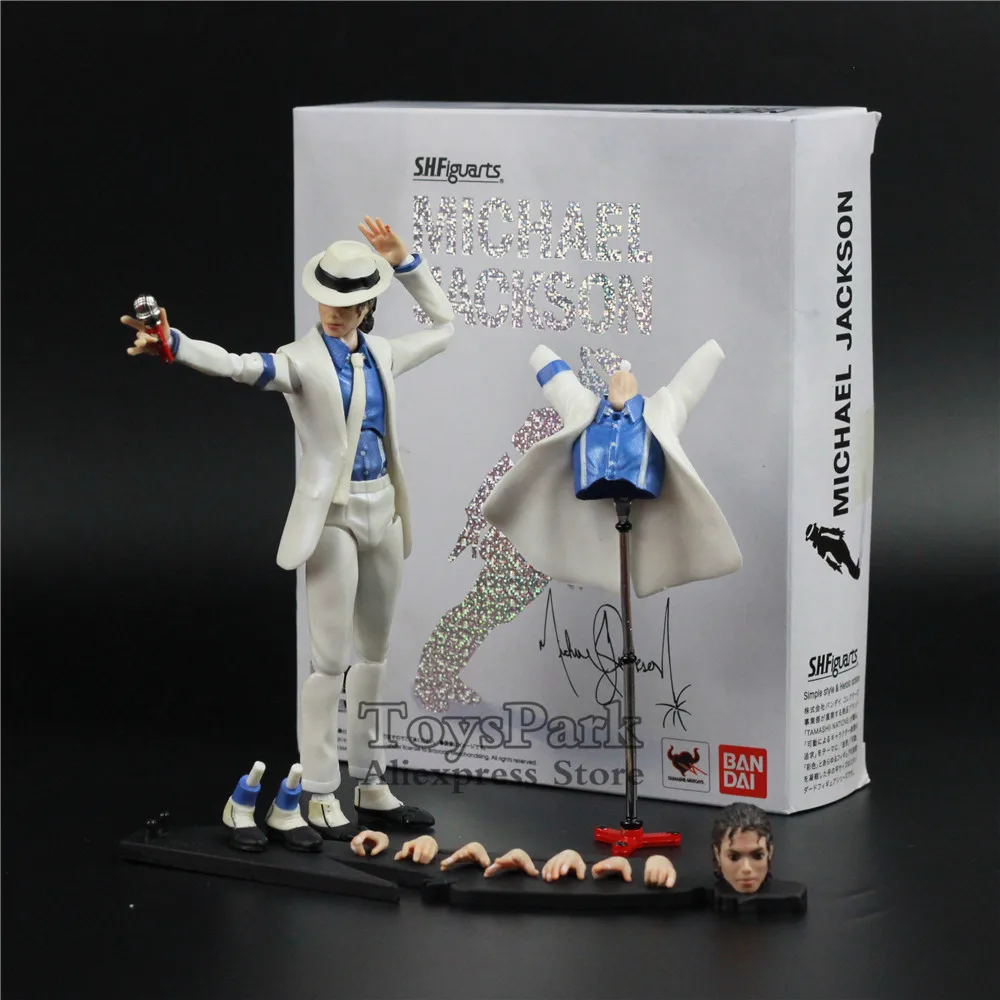 2018 King of Pop Michael Jackson Statue Action Figures Doll Collection Box Toy