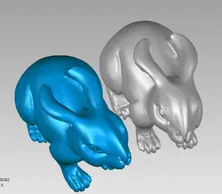 Новый 3D модели ЧПУ 3D принт облегчение в STL формат файла-кролик
