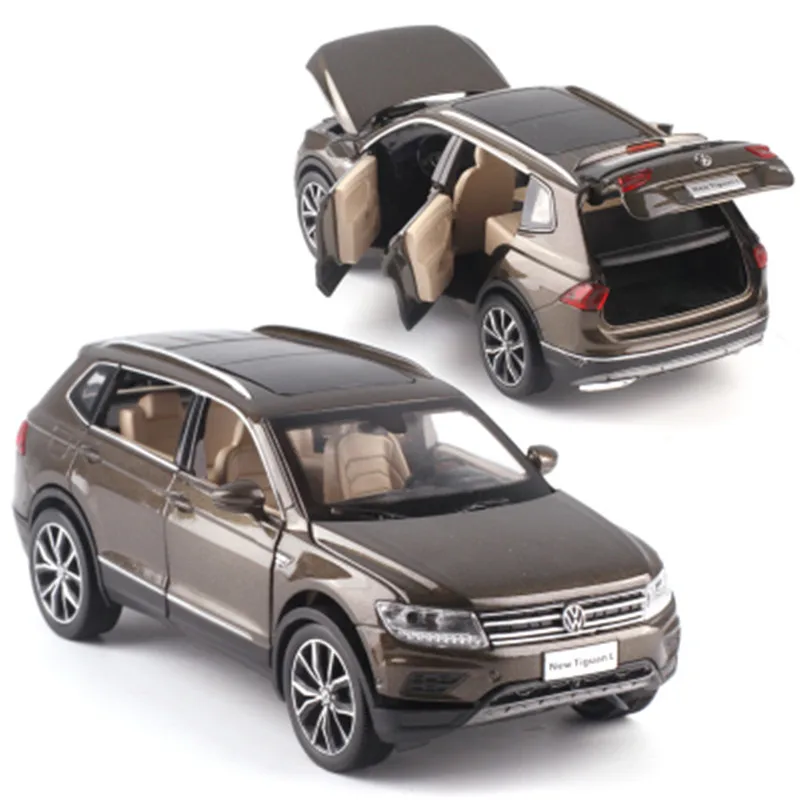 Модель Tiguan L с высокой степенью имитации масштаб 1:32 модель автомобиля из сплава