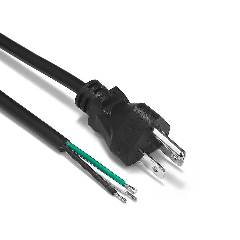 США мощность кабель 3 зубец AC удлинитель 1 5 м 18AWG косичка провода для наружной
