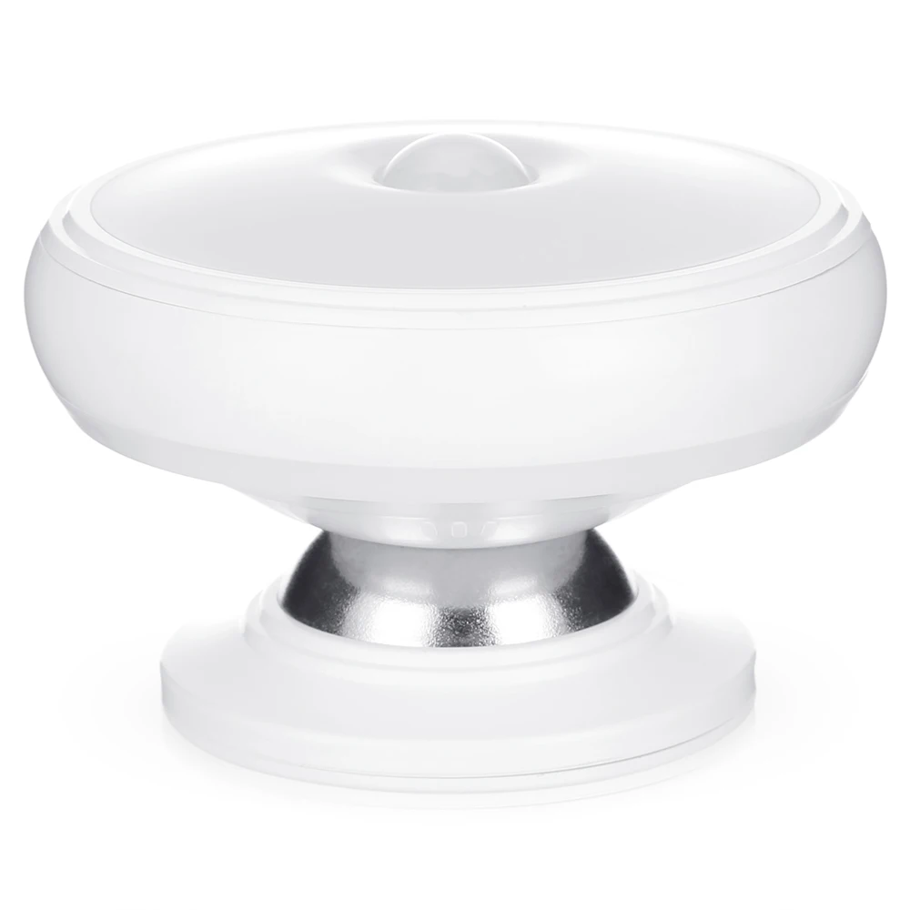 360 Degree Rotating Led Motion Sensor Wall Night Light Aaa