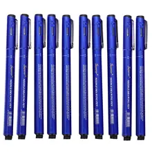 Улучшенные 10 шт./лот маркеры для кистей на водной основе, разные размеры, пигментные карандаши, треугольные карандаши, товары для рукоделия, канцелярские принадлежности