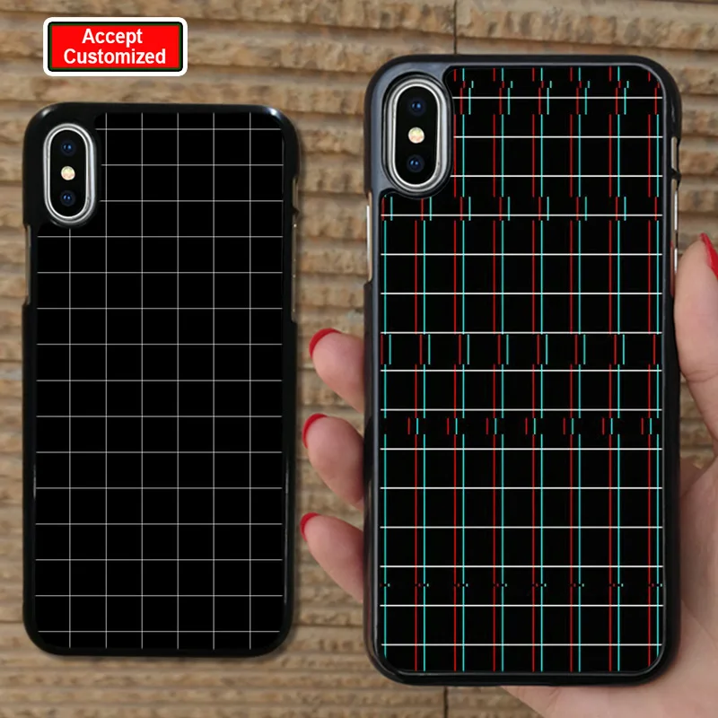 

Patterned Checkerboard Plaid Checked Checkered Checks Cover Shell Case for iPhone 6 6S Plus 10 X XS Max XR 7 8 Plus 5 5S SE