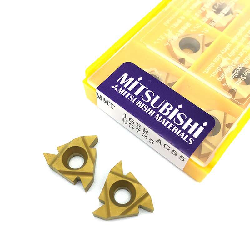 

10pcs 16ER AG55 US735 VP15TF UE6020 carbide inserts Thread Turning tool cutting tool Lathe Tools Milling cutter CNC tool