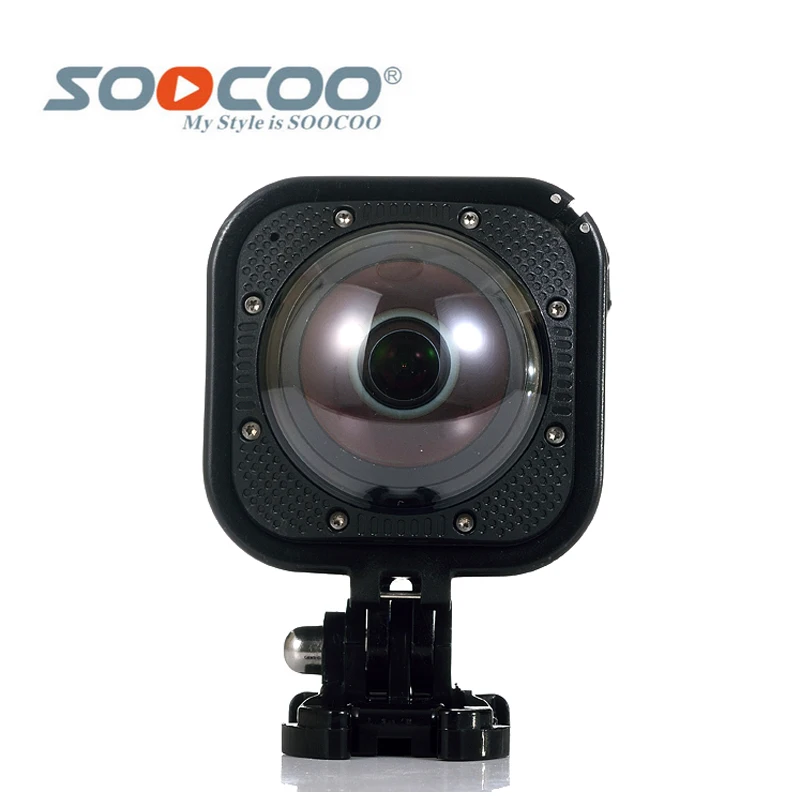 SOOCOO Cube360F Wifi 1080P Full HD 360 градусов панорамная камера 20 м Водонепроницаемая глубина