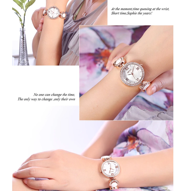 

2019New Brand Fashion Luxury Crystal Rhinestone Ladies Watch with Waterproof Multi-function Quartz Ladies Watch RelogioFeminino