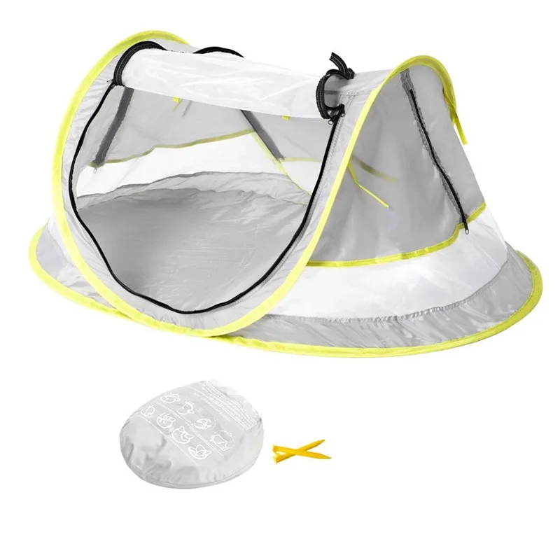 

Portable Foldable Baby Mosquito Net Pop Up beach tent Sun Shelter infant multifunctional Mesh zipper Sleeping Mosquito cover