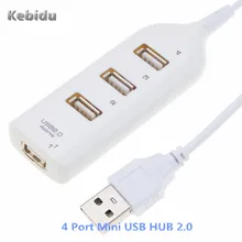 Мини usb-хаб 2,0 Hi-Скорость 4-Порты и разъёмы разветвитель адаптер usb-хаб для портативных ПК Тетрадь приемник Компьютерная периферия аксессуары