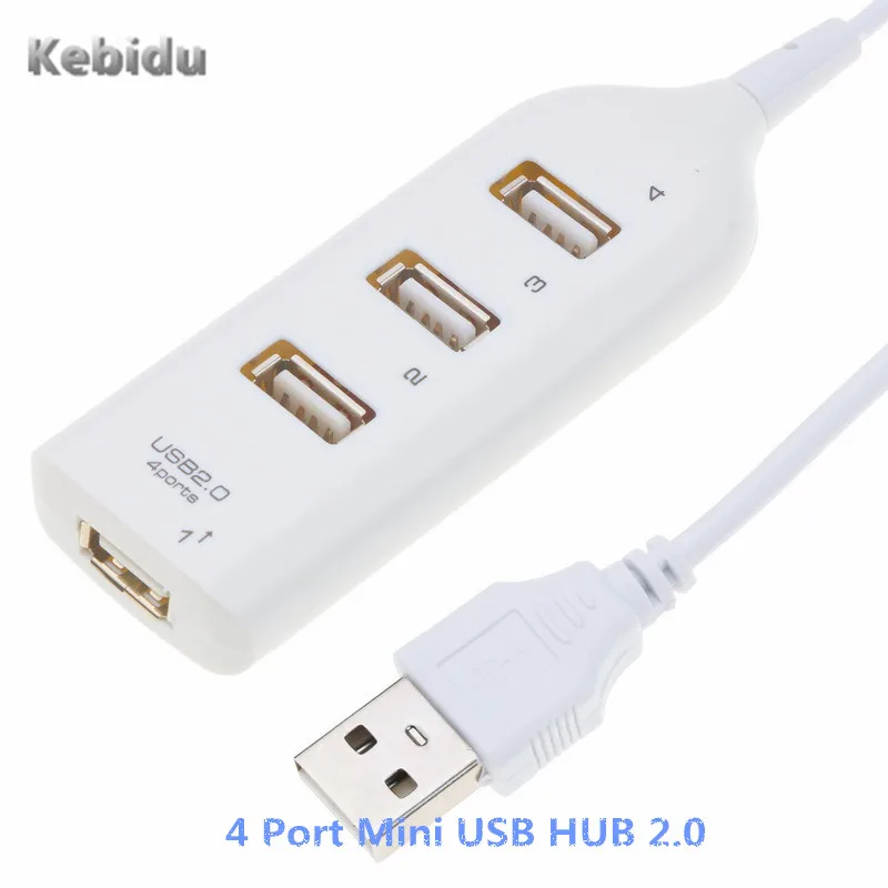 Высокоскоростной 4-портовый разветвитель Mini usb-хаб 2 0 адаптер для ПК ноутбука