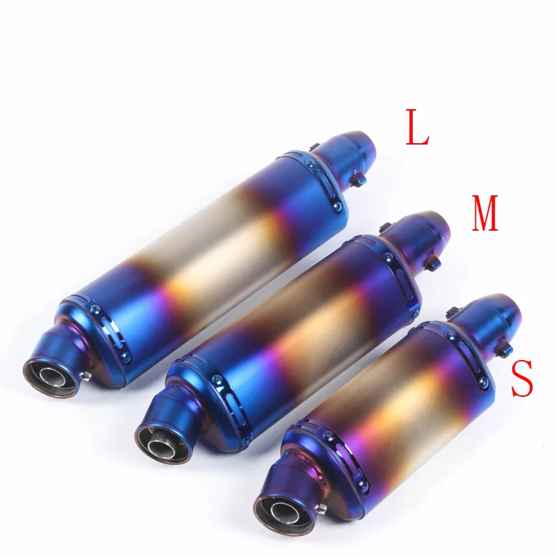 

For Ninja 250 ABS Z250 300 Z300 Z250SL Universal 51mm Motorcycle Exhaust Modified with Stickers Laser Marking