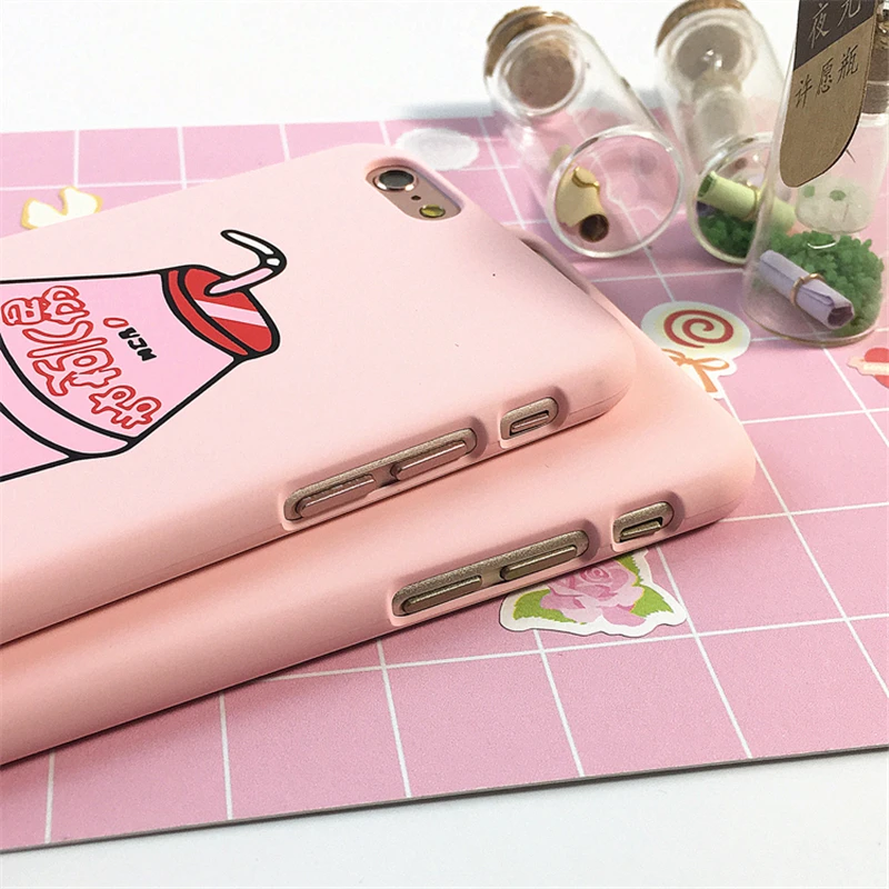2018 милый молочный ящик для Iphone 6 6s Plus 7 8 Чехлы мобильных телефонов Kawaii мультяшный