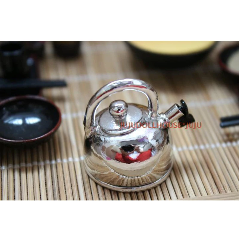 1 шт. миниатюрный кукольный домик 1/12 чайник игра кухонные игрушки